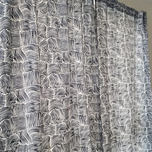 West Elm cotton curtain panels